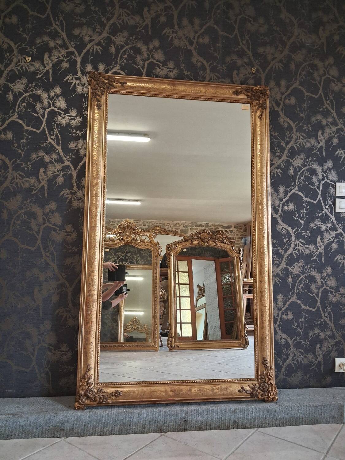 Restoration period mirror 178 x 104