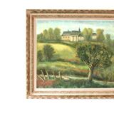 Tableau ancien paysage