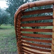 Vintage rattan armchair by Dirk Van Sliedregt for Rohe Noordwolde.