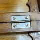 Chess and backgammon set in carved wood and marquetry