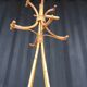 Rattan coat rack