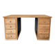 Large solid oak desk