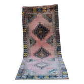 Tapis de couloir turc vintage