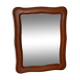 Vintage organic wavy cast resin mirror
