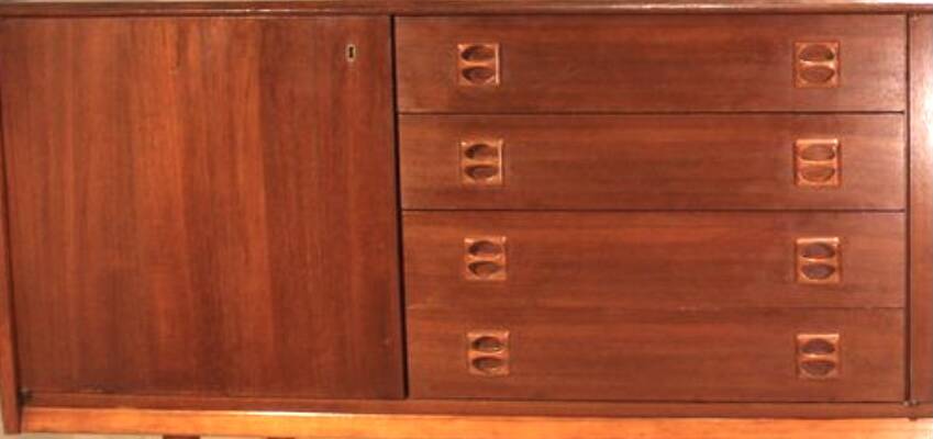 Vintage Scandinavian teak sideboard