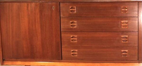 Enfilade scandinave vintage en teck