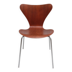 Chaise 3107 en teck, - arne jacobsen