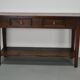 Table d'appoint en chêne rustique français vintage, années 1920