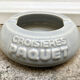 Ashtray cruises package in sky blue earthenware