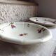 Two round dishes Sarreguemines decor Bermuda/vintage years 50-60