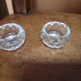 Pair of crystal saleron