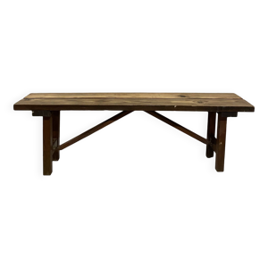 Banc pliant en chêne