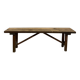 Folding oak bench
