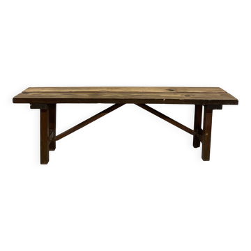 Folding bench in oak