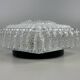 1960s/70s Ceiling Lamp, Flush Mount Glass, German Design