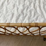 Rattan crib and mattress