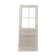 Glass communication door h221.5x90cm old 4 panes without interior glazing