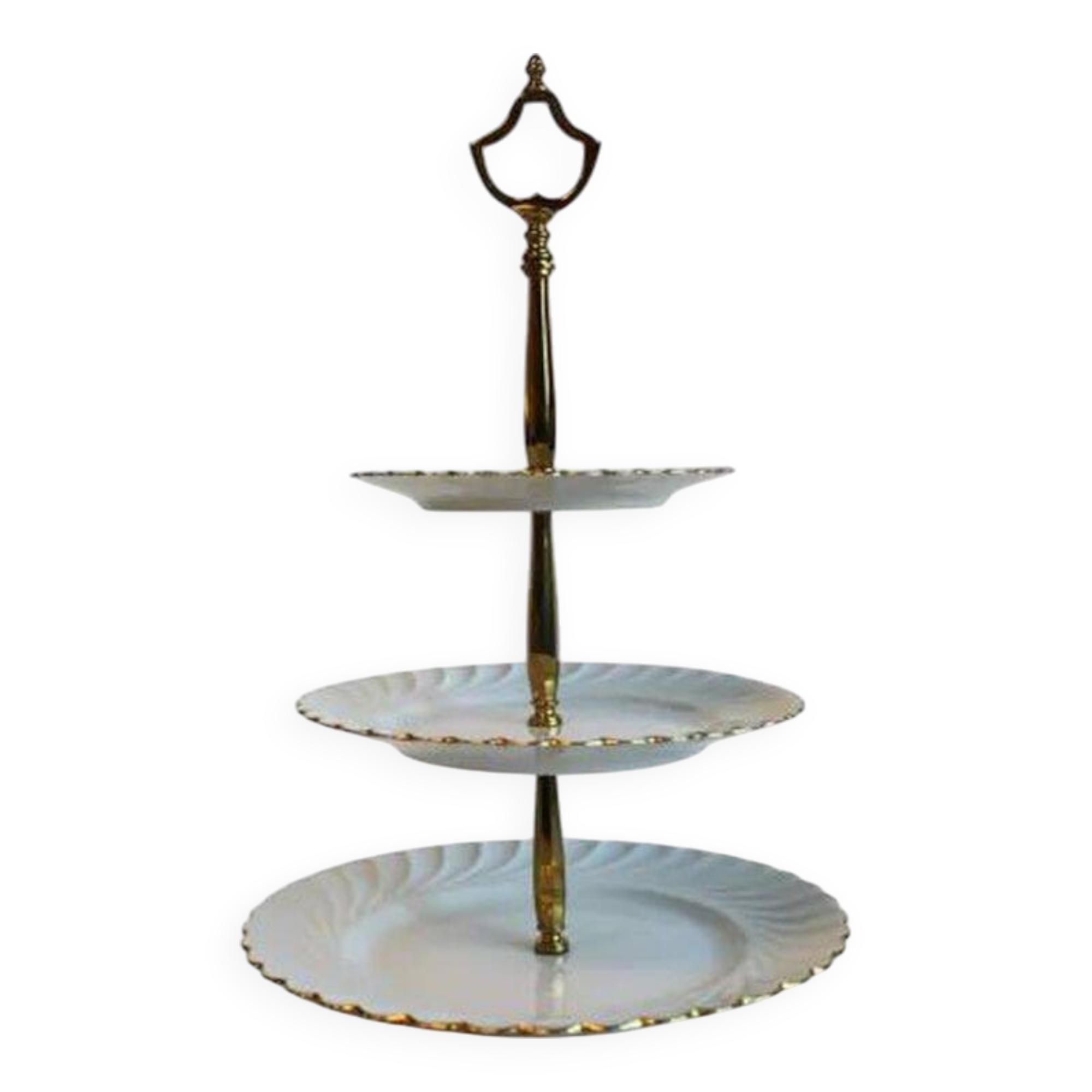 Maison Haviland 3-tier Limoges porcelain servant.