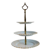 Serviteur 3 étages Maison Haviland en porcelaine de Limoges.