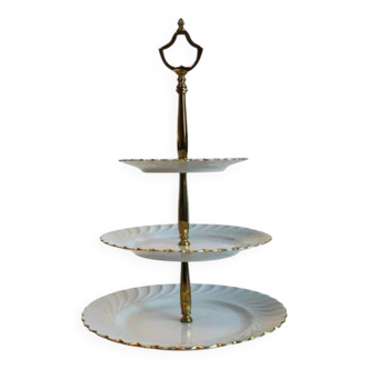 Maison Haviland 3-tier servant in Limoges porcelain.