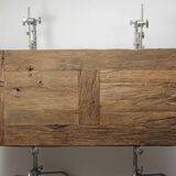 Solid oak dining table