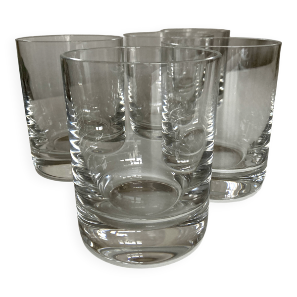 Set de 5 verres Baccarat gobelets whisky Perfection 1980