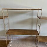 Modular metal shelves from the 1960s