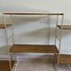 Modular metal shelves from the 1960s