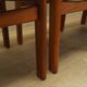 Set of four teak chairs, Danish design, 1960s, Niels Koefoed, Glostrup