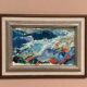 Oil on panel original Swedish - "Landscape" by Greta Liljeblad - Signed - vintage and framed - 30 × 22 cm (11.8" × 8.7")