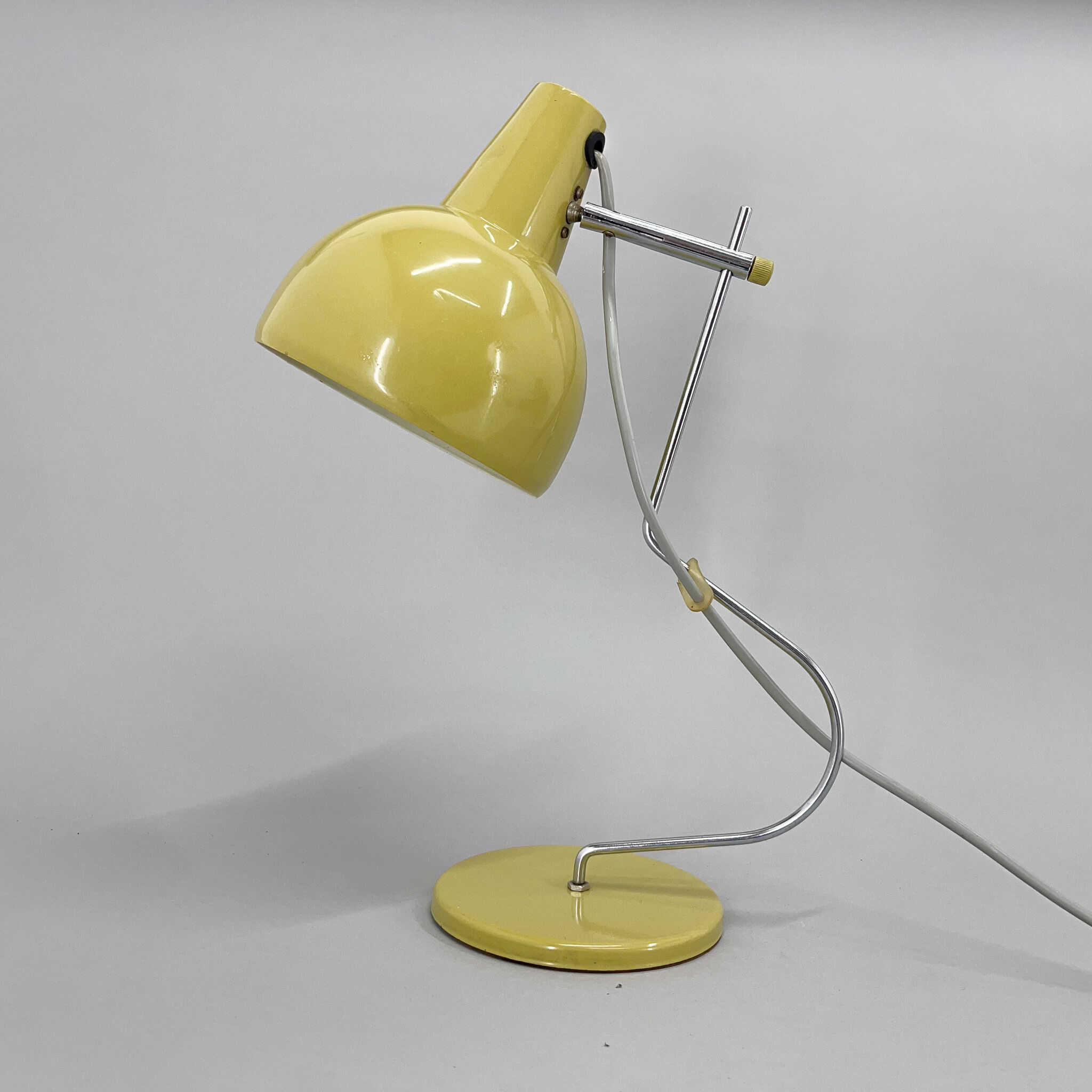 1960's Desk Lamp Designed by Josef Hůrka for Lidokov, Czechoslovakia