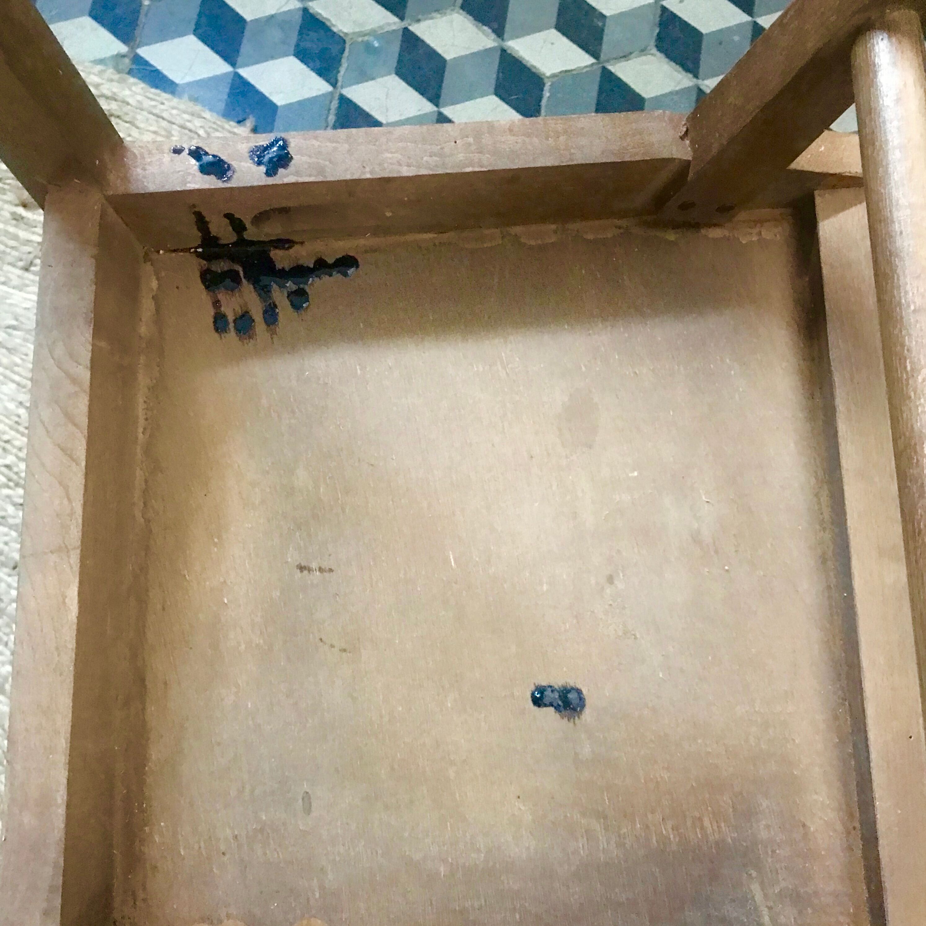 Formica chairs and wood