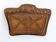 Wall-mounted letter holder, antique carved wood, folk art.