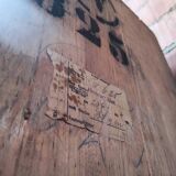 Large Wooden Apothecary Cabinet | Industrial Workshop Drawer Unit (1924)