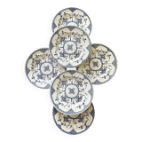 6 assiettes anglaises