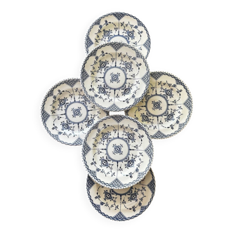 6 assiettes anglaises