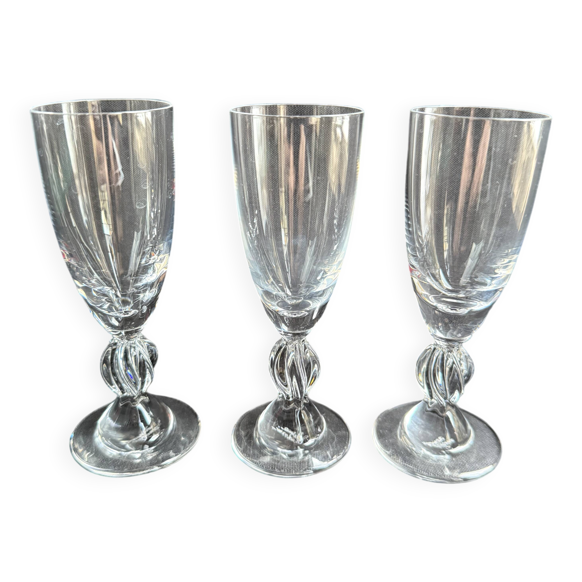 3 liqueur glasses Fréjus by Lalique France