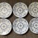 Set of 6 vintage porcelain dessert plates Germany