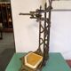 Bamboo imitation umbrella stand in enamelled cast iron circa 1930