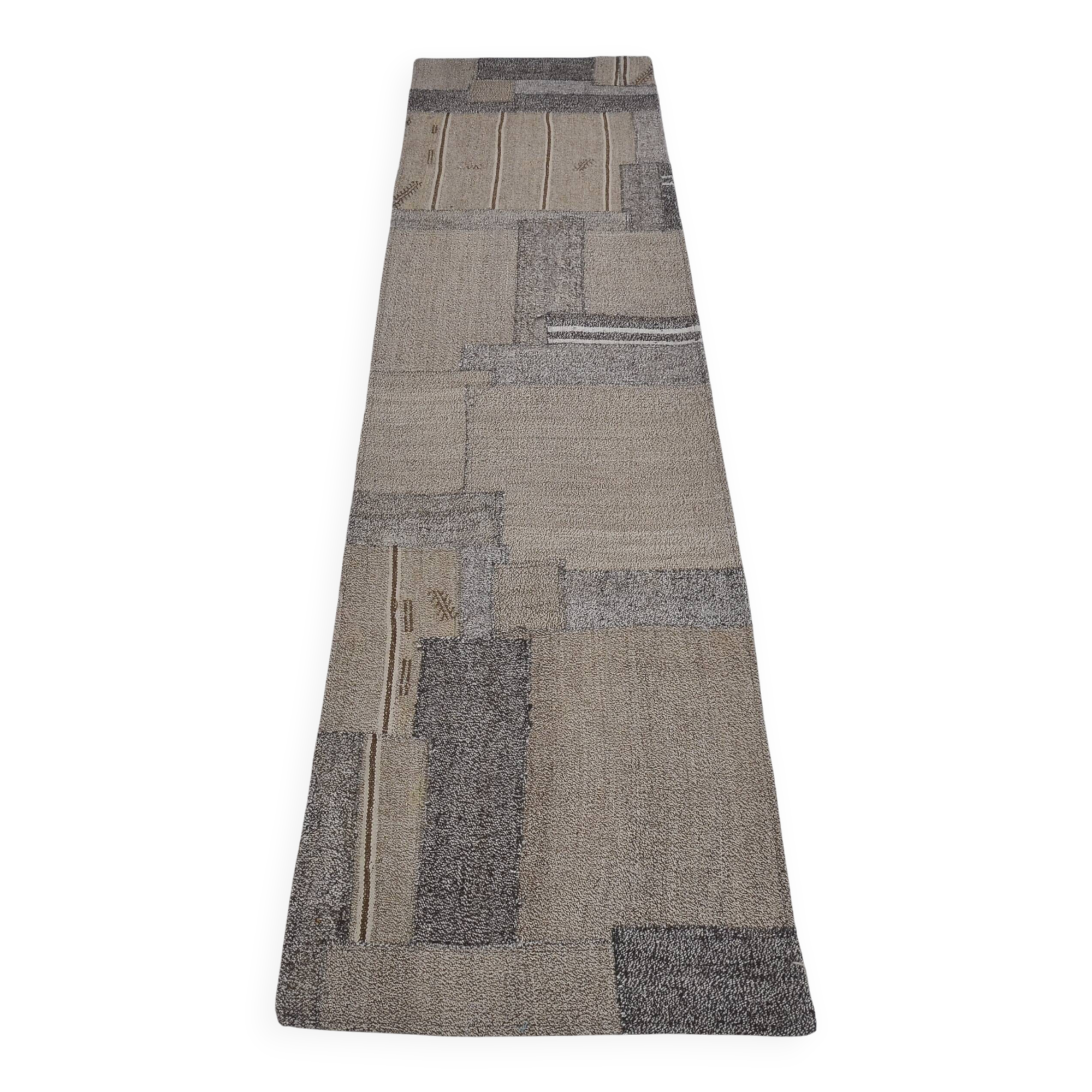 Vintage Turkish Oushak Kilim Runner sku3804