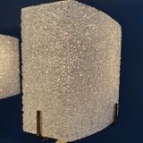 Pendant lamp 6 plastic shades 1960s