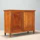 Directoire buffet in stained poplar walnut
