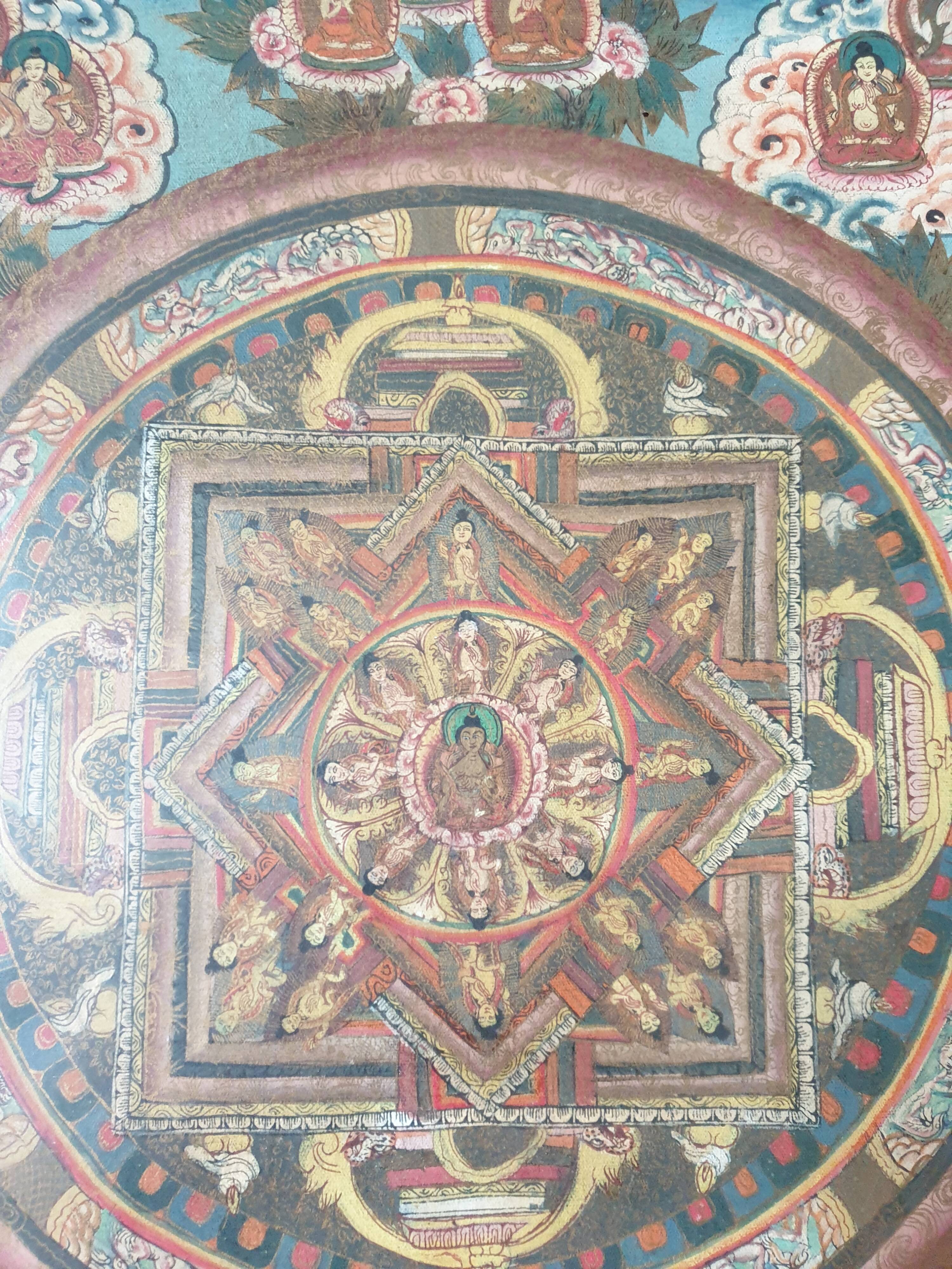 Thangka from Tibet mid-20th century