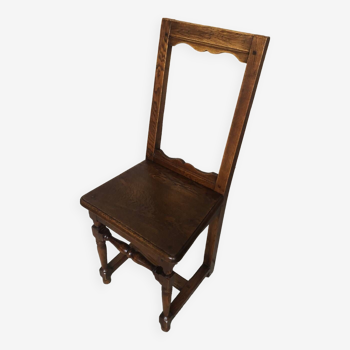 Ancienne chaise Lorraine bois brut