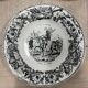 Set of 11 plates Creil Montereau LM & Cie