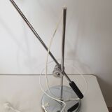 Articulated desk lamp in chromed metal by André Lavigne for Aluminor 1960