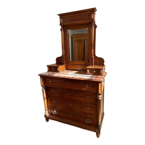 Commode bois massif plateau