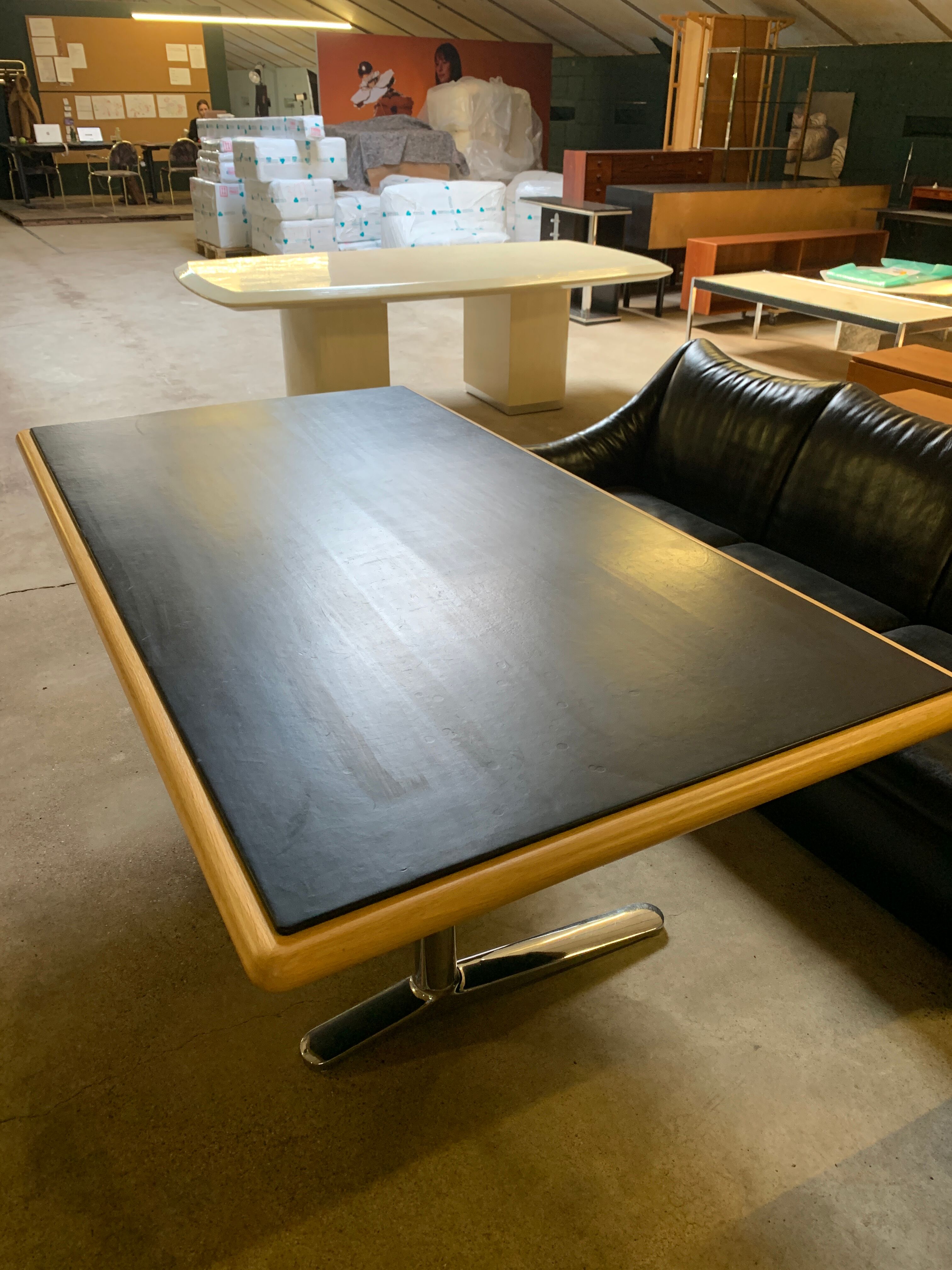 Warren Platner desk with drawers, Knoll International