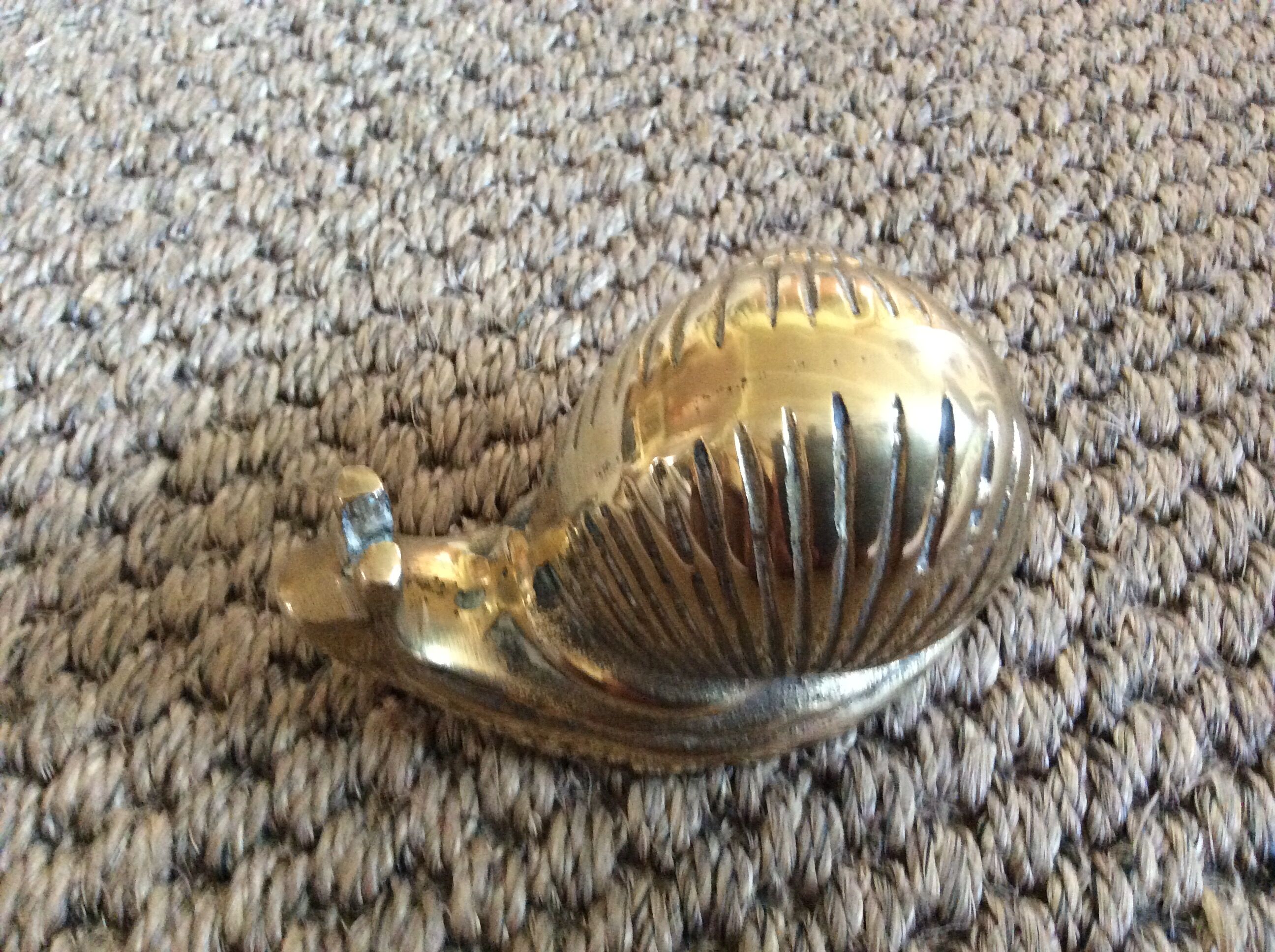 Brass snail