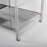 Vintage modular metal shelf